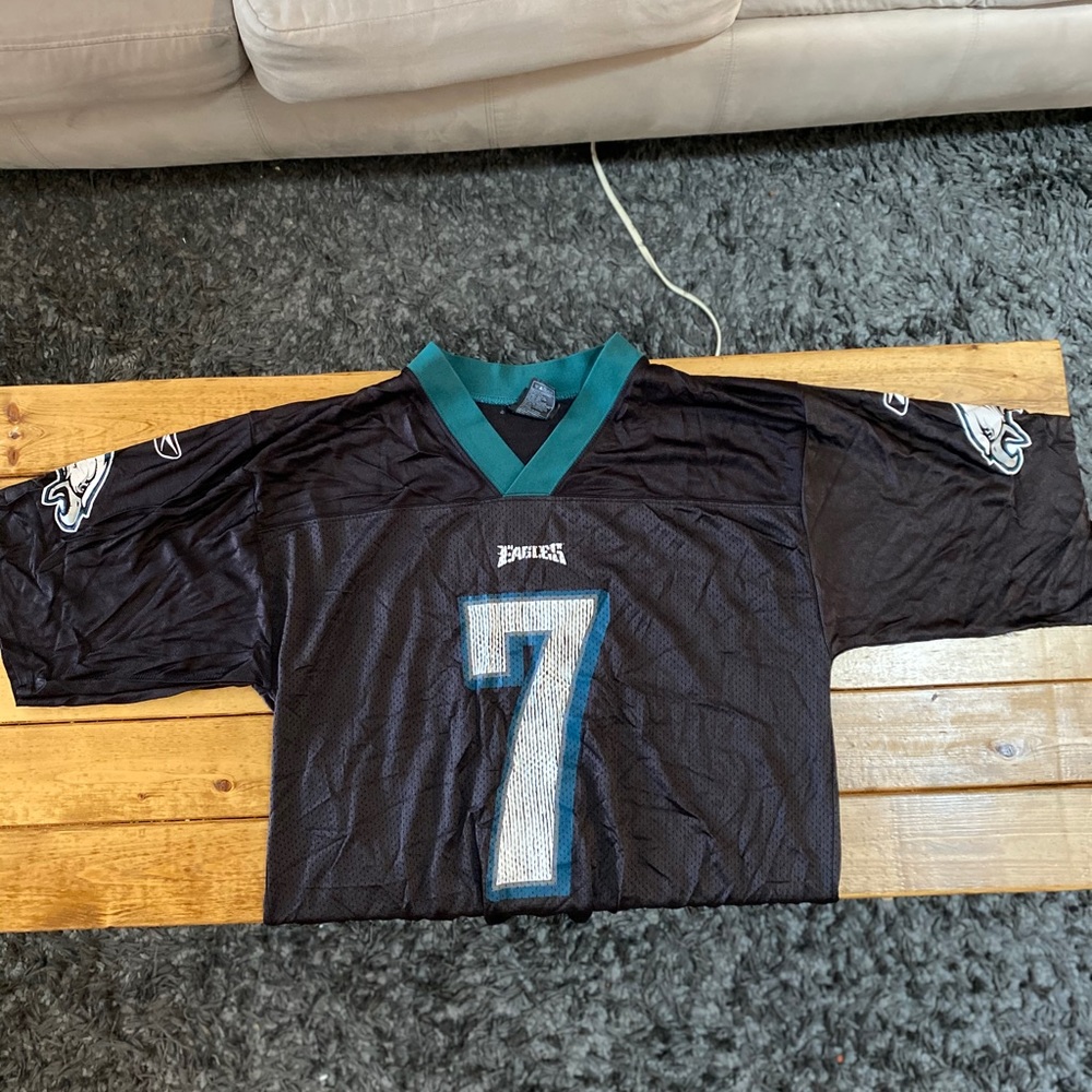 Retro Eagles blackout Vick Jersey